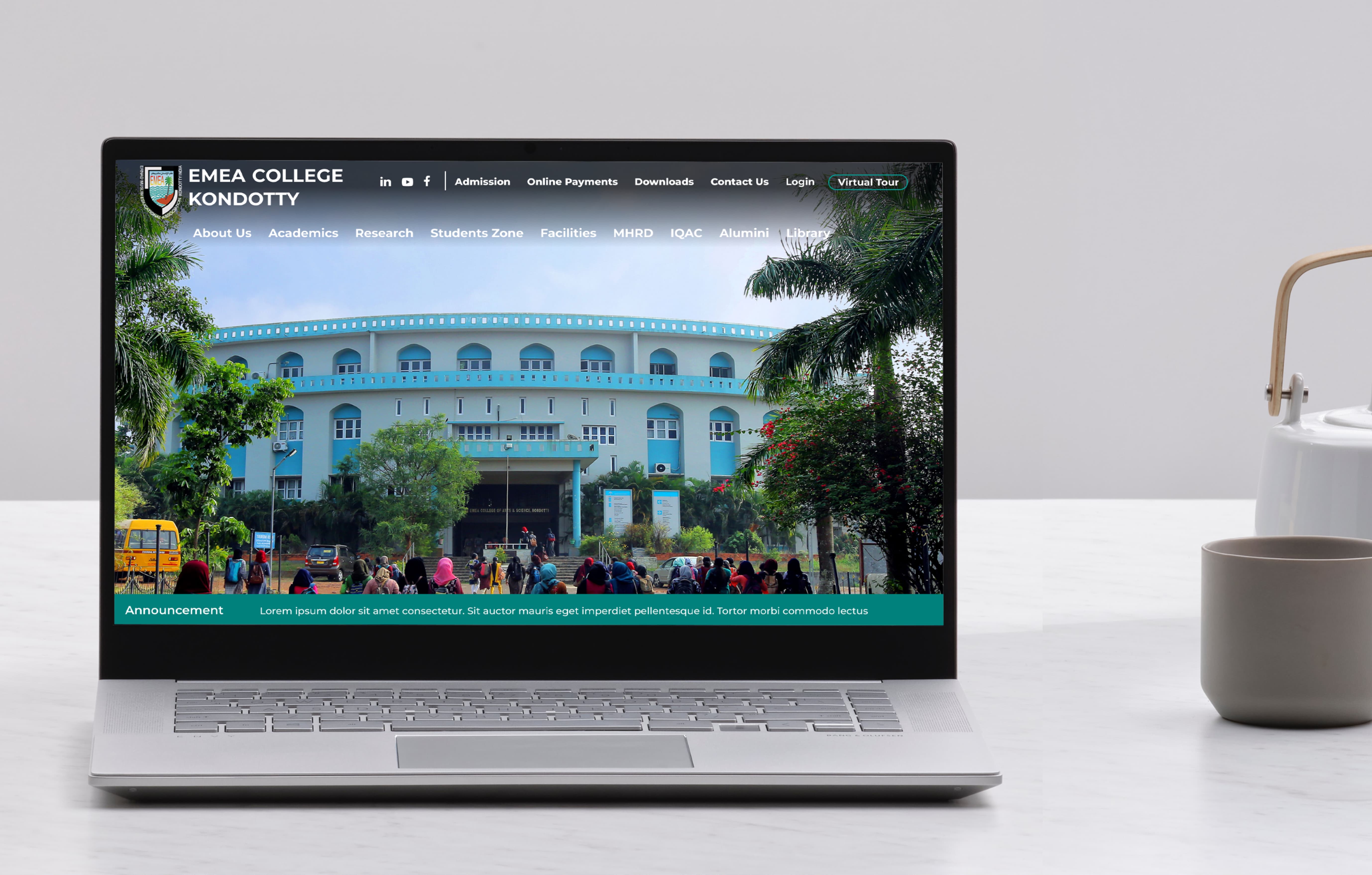 EMEA College website